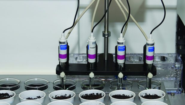 Configuración de la sonda de pH cuádruple
